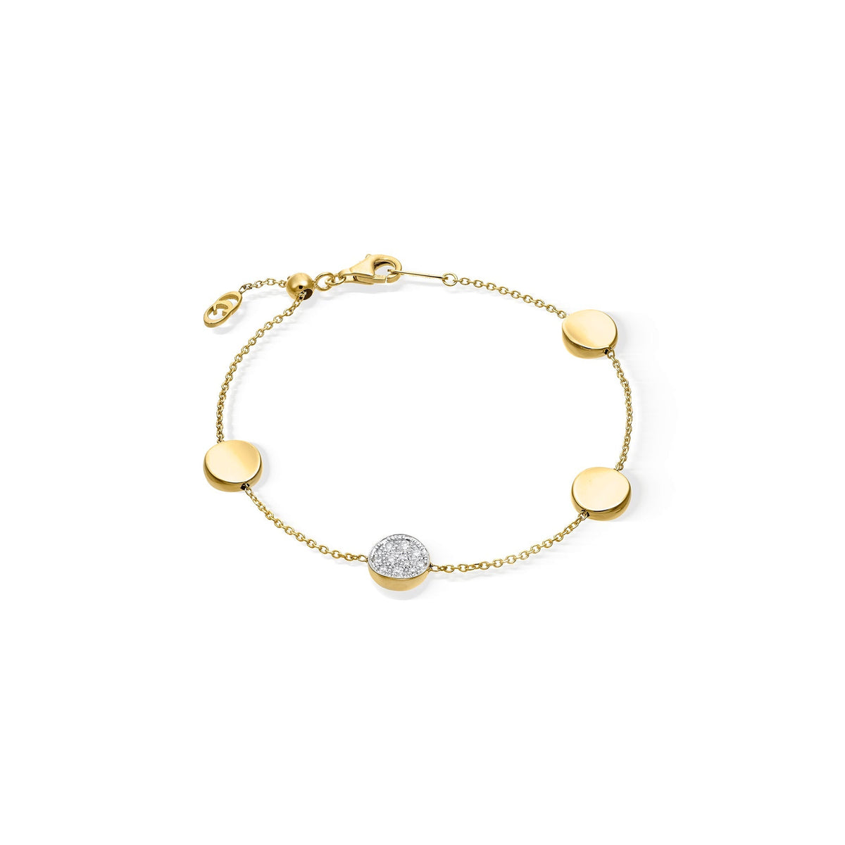 Chimento Armillas Glow Gold bracelet with diamonds 1B10152B11