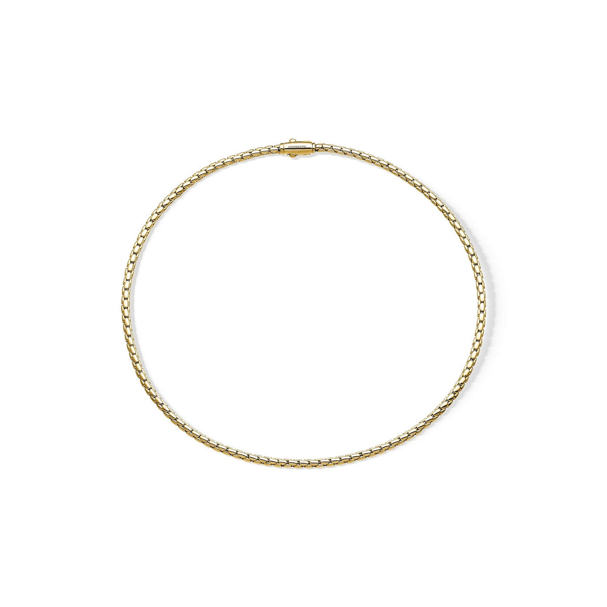 Chimento Stretch Gold flexible necklace with diamonds 1G00952ZZ1
