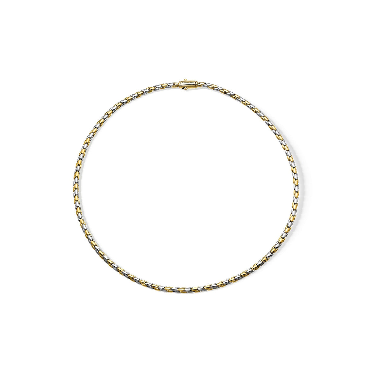 Chimento Stretch Gold flexible necklace with diamonds 1G00952ZZ2
