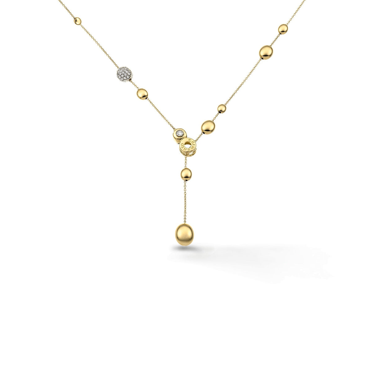 Chimento Armillas Acqua Gold necklace with diamonds 1G01466B12