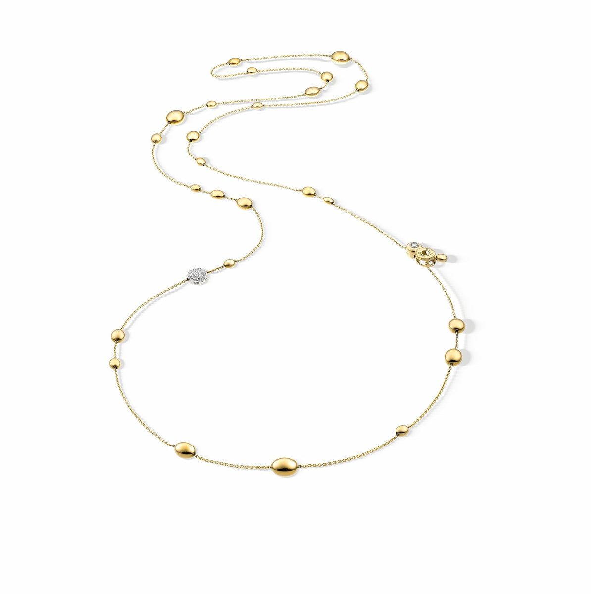 Chimento Armillas Acqua Gold necklace with diamonds 1G01467B12