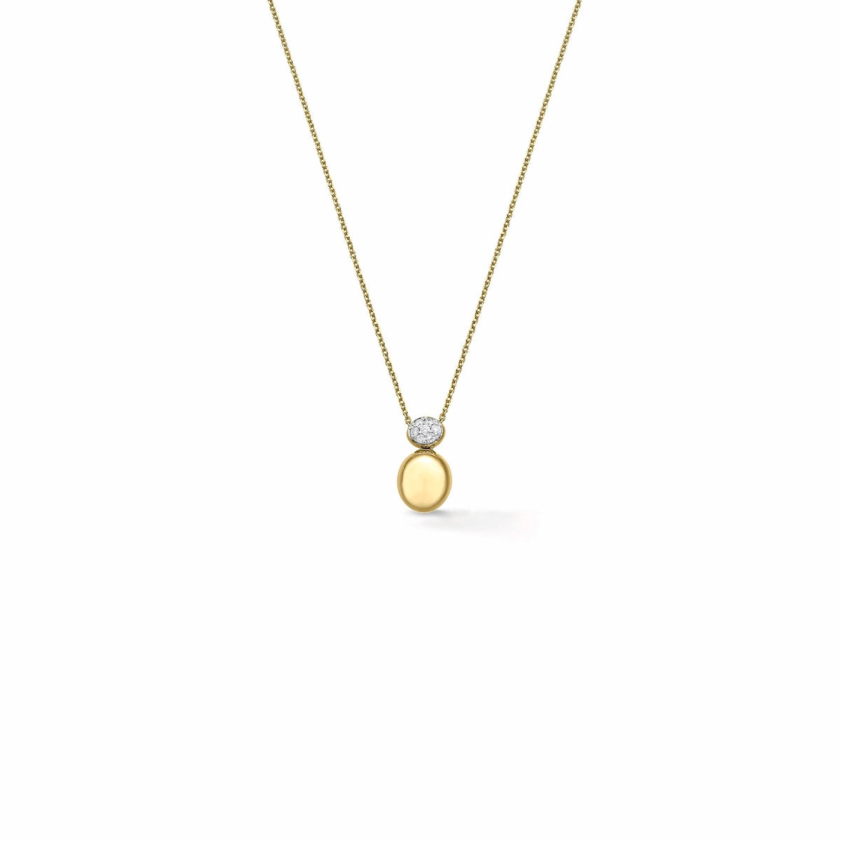Chimento Armillas Acqua Gold necklace with diamonds 1G04880BB1