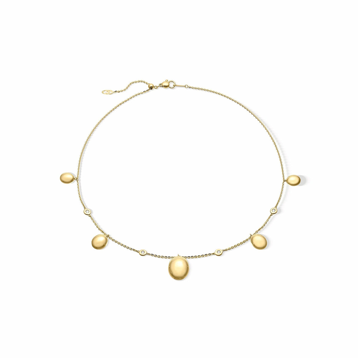 Chimento Armillas Acqua Gold necklace with diamonds 1G04905B11