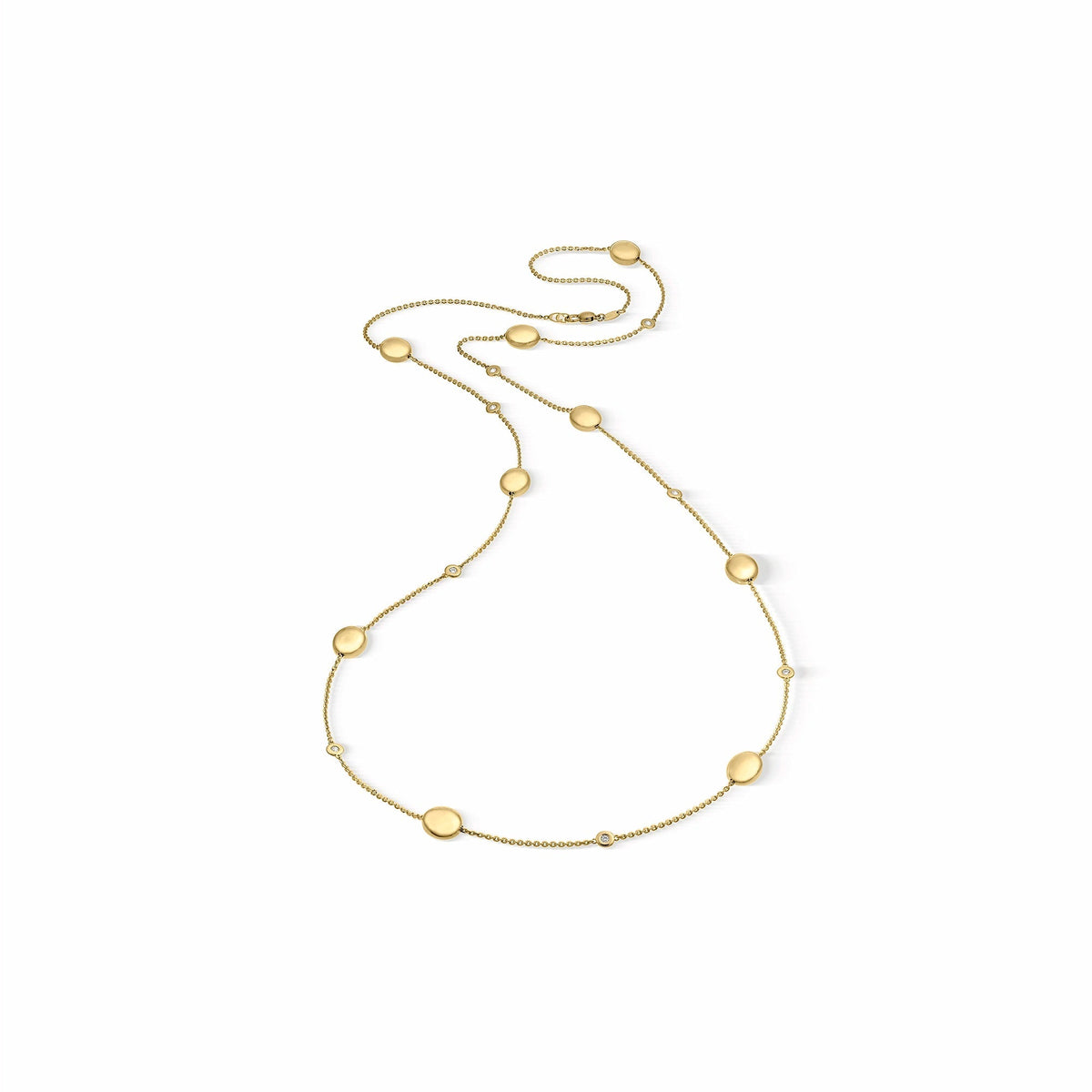 Chimento Armillas Acqua Gold necklace with diamonds 1G04908B11
