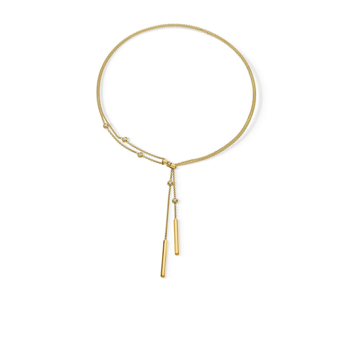 Chimento Chocolat Gold necklace with diamonds 1G09621B11