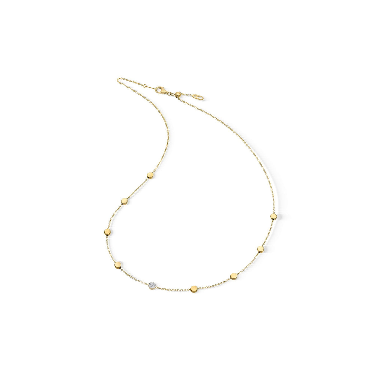 Chimento Armillas Glow Gold necklace with diamonds 1G10150B11