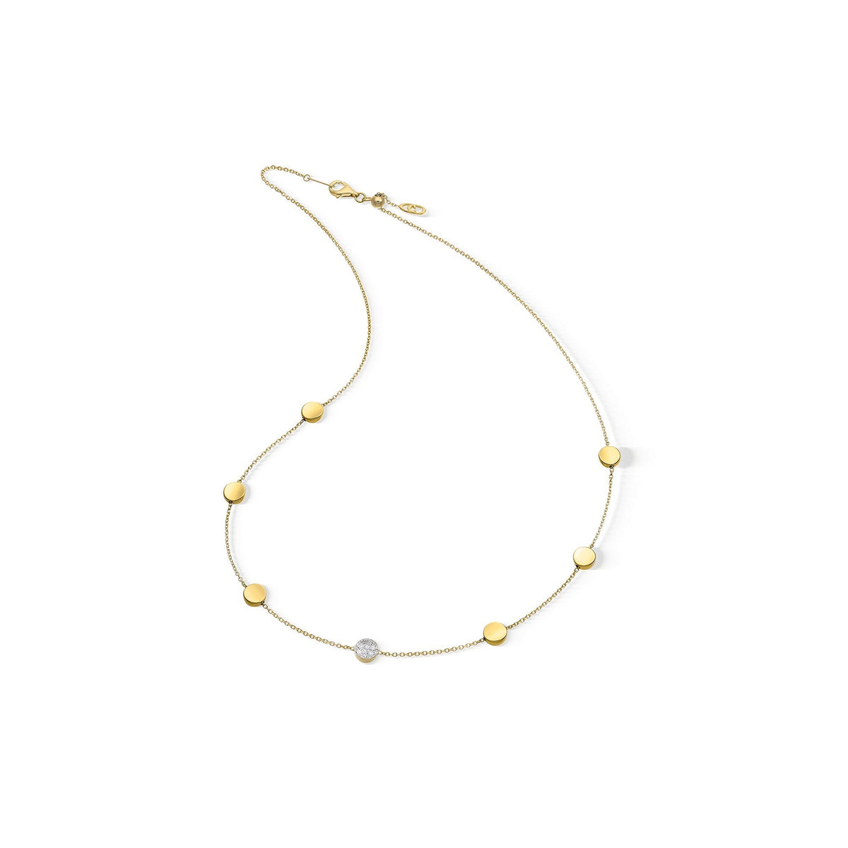 Chimento Armillas Glow Gold necklace with diamonds 1G10151B11