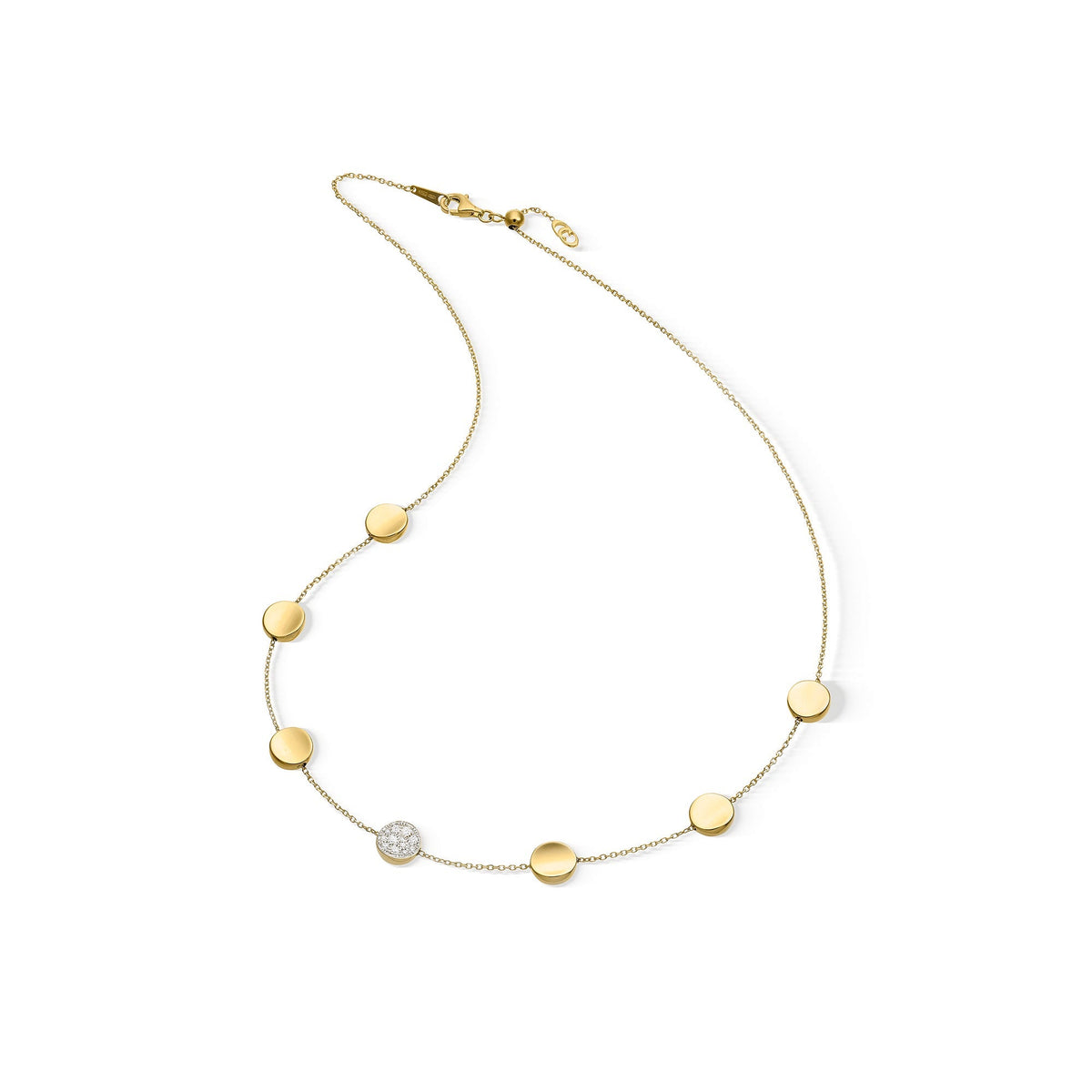 Chimento Armillas Glow Gold necklace with diamonds 1G10152B11