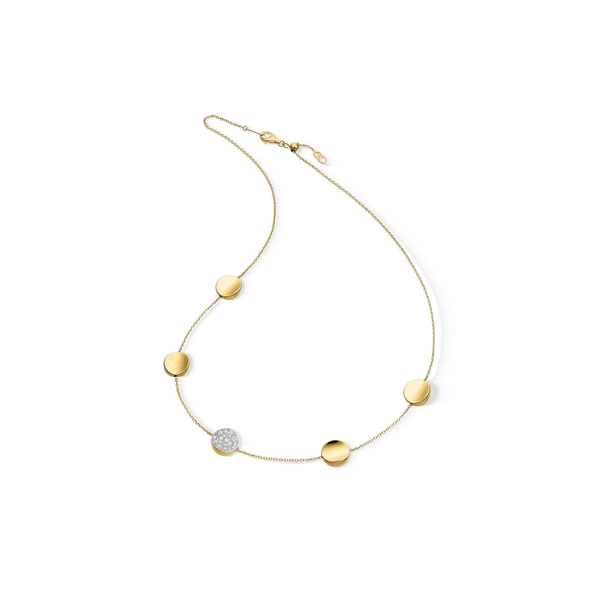 Chimento Armillas Glow Gold necklace with diamonds 1G10153B11