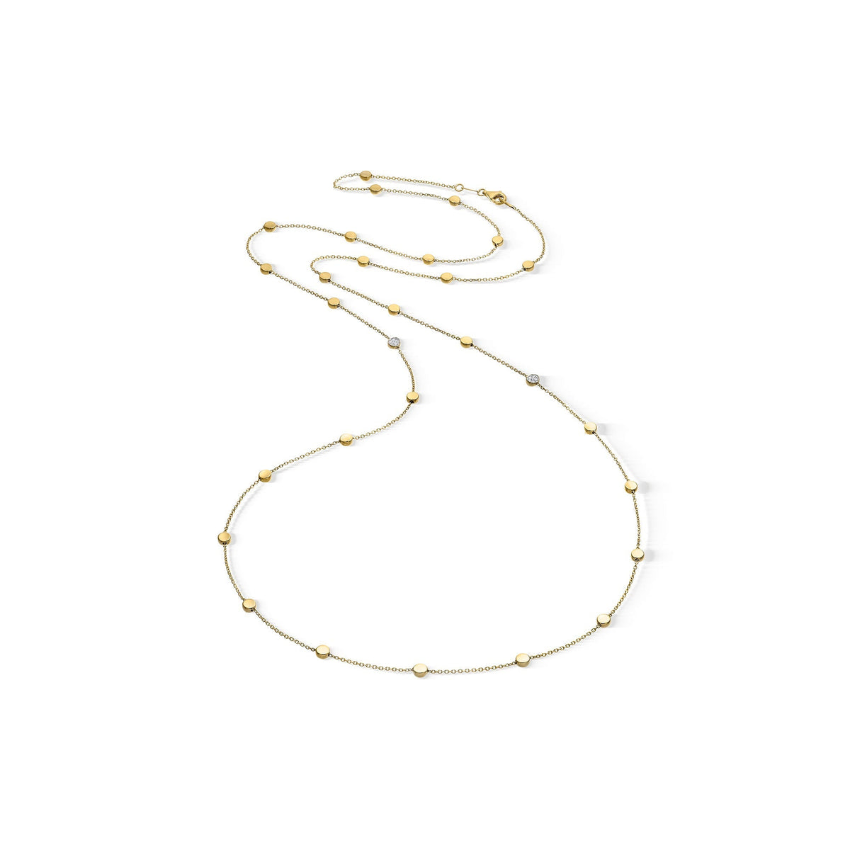 Chimento Armillas Glow Gold necklace with diamonds 1G10155B11