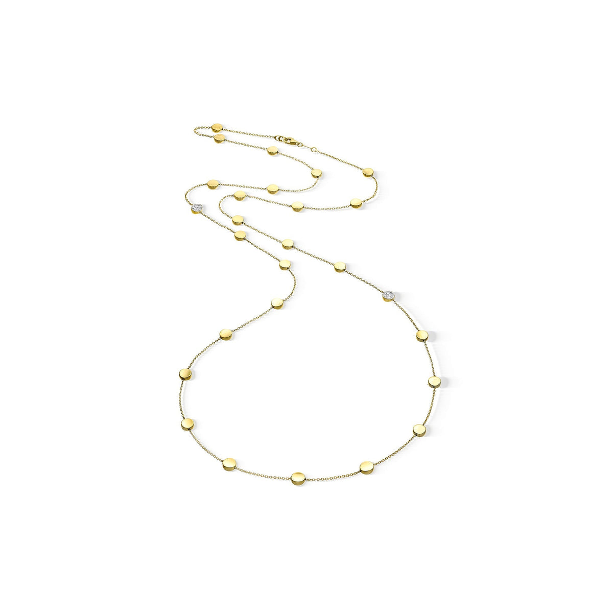 Chimento Armillas Glow Gold necklace with diamonds 1G10156B11