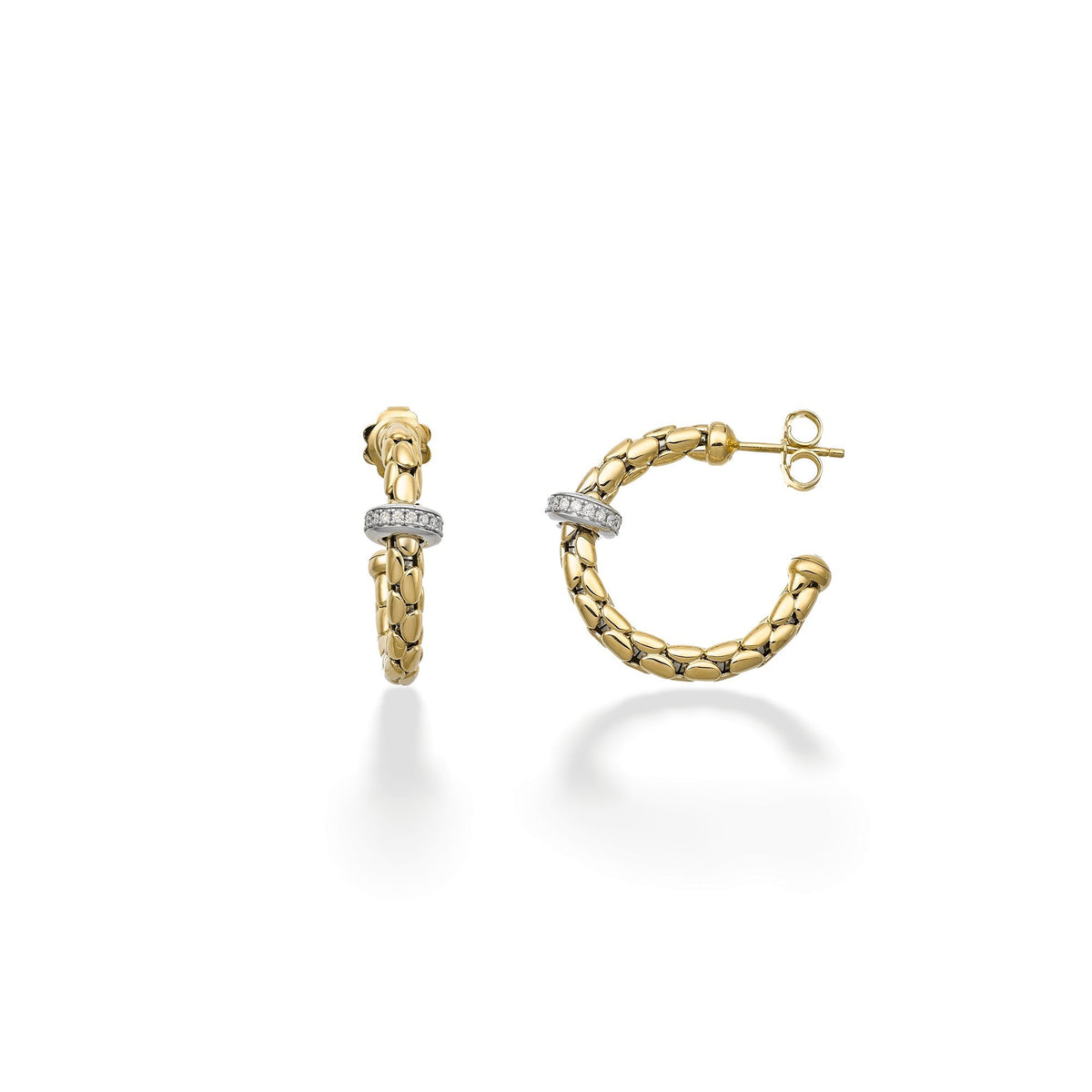 Chimento Stretch Gold earrings with diamonds 1O00953B12
