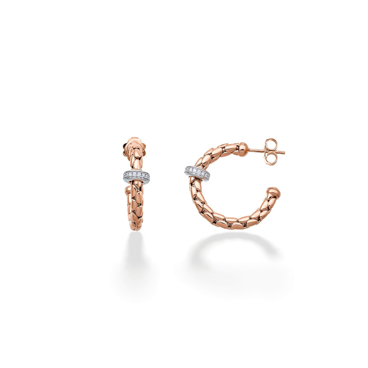 Chimento Stretch Gold earrings with diamonds 1O00953B1T