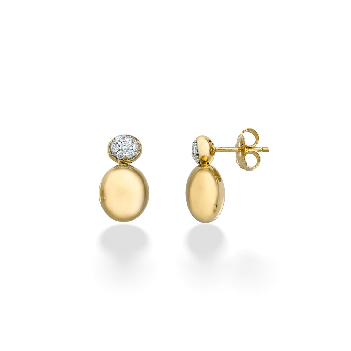 Chimento Armillas Acqua Gold earrings with diamonds 1O04880BB1