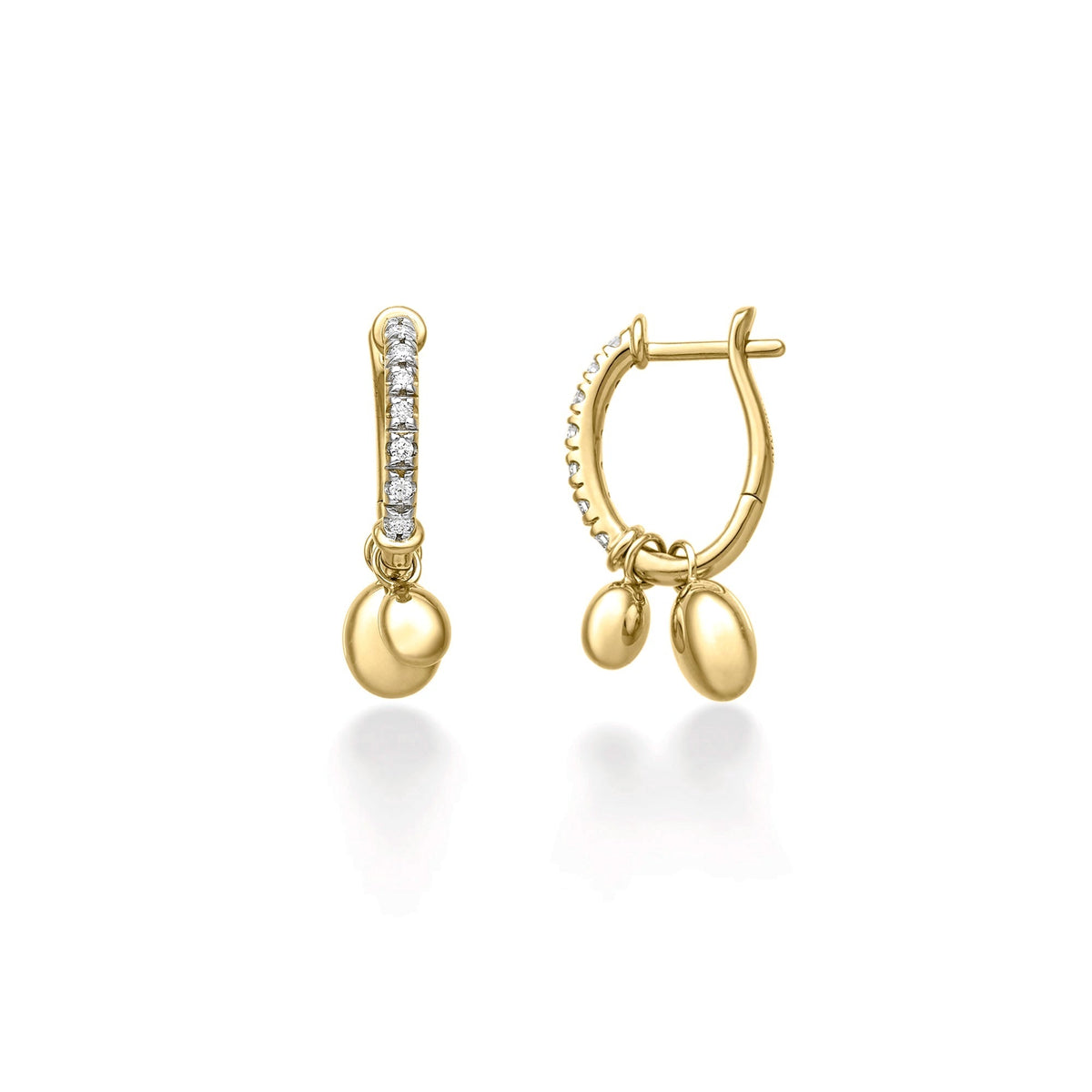 Chimento Armillas Acqua Gold earrings with diamonds 1O04902B11