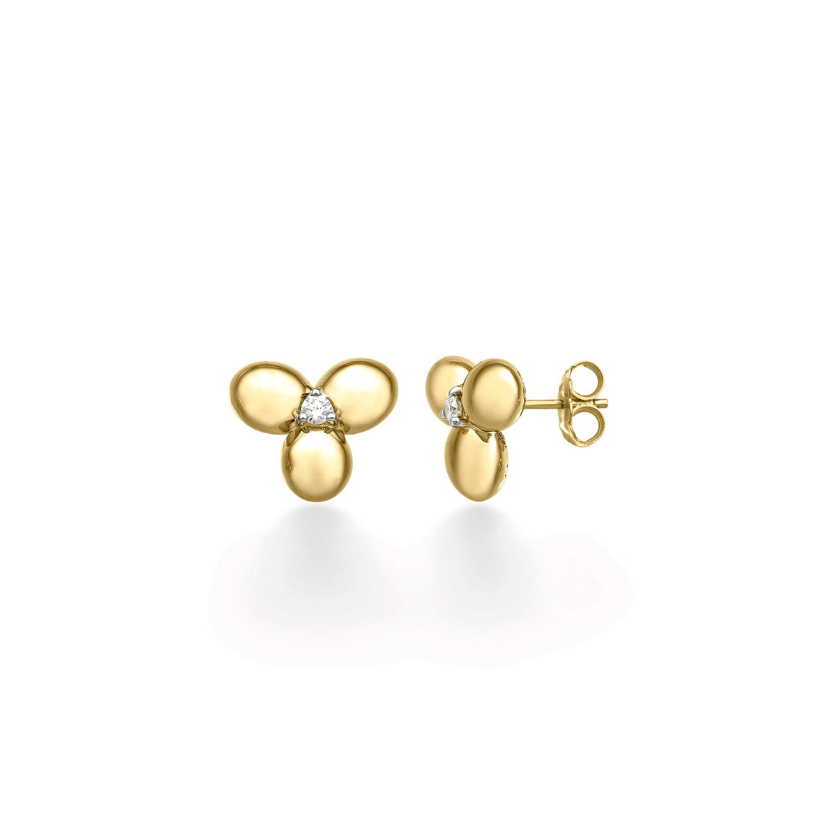 Chimento Armillas Acqua Gold earrings with diamonds 1O04903B11