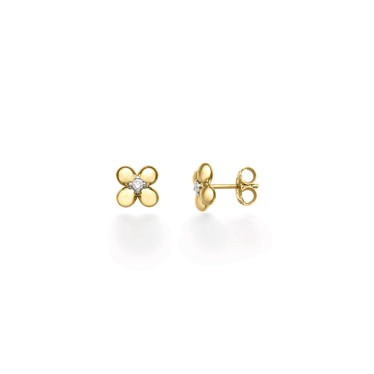 Chimento Armillas Acqua Gold earrings with diamonds 1O04904B11