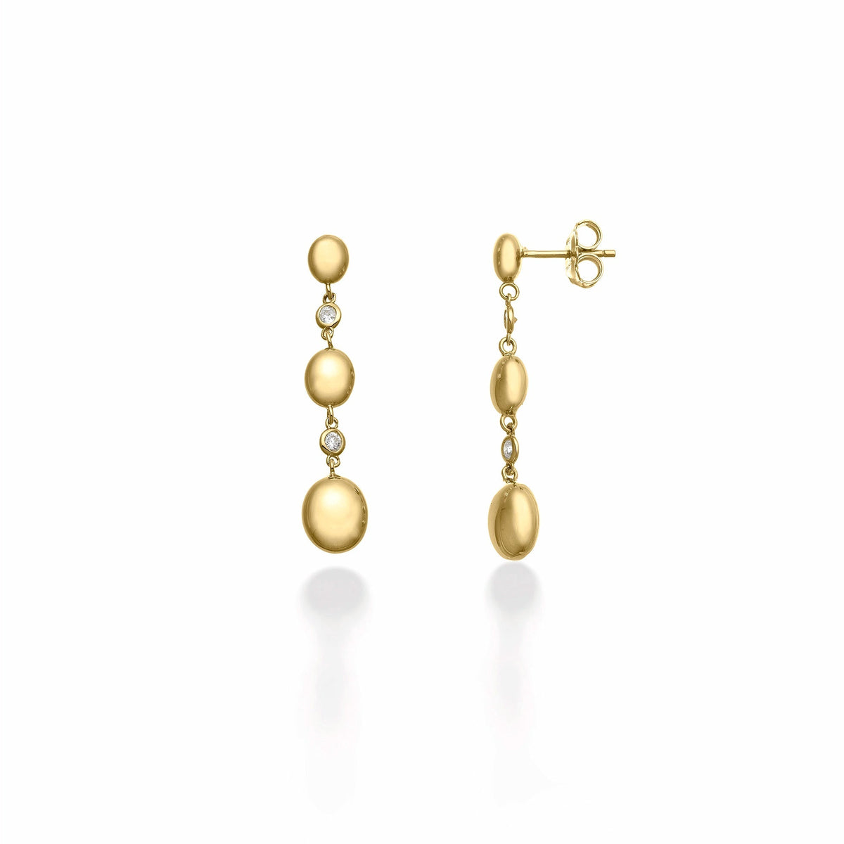 Chimento Armillas Acqua Gold earrings with diamonds 1O04906B11