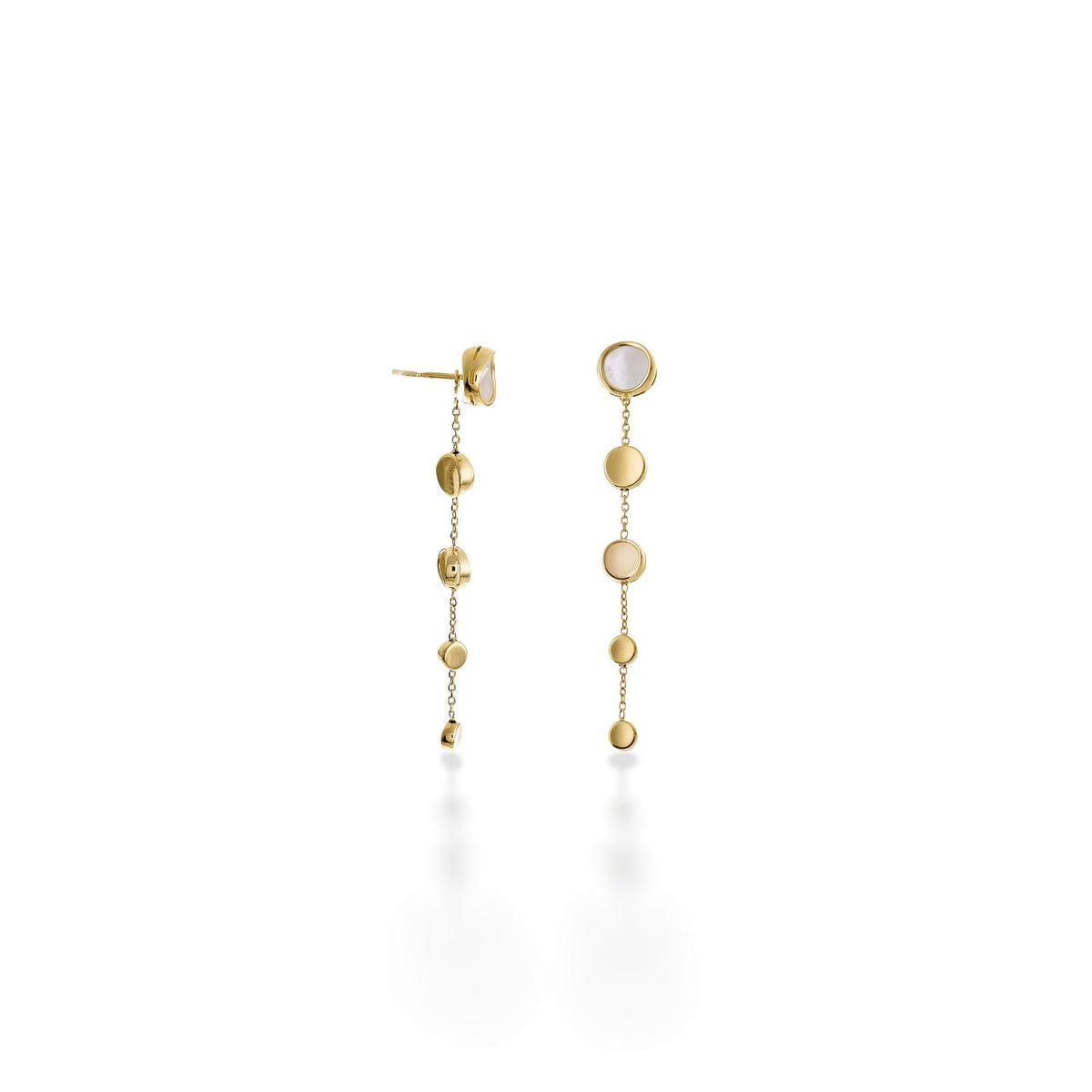 Chimento Armillas Glow Gold earrings with mother of pearl 1O10310MW1