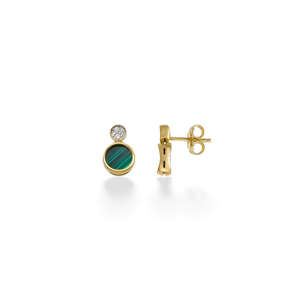 Chimento Armillas Glow Gold earrings with mother of pearl and diamonds 1O10330ML1