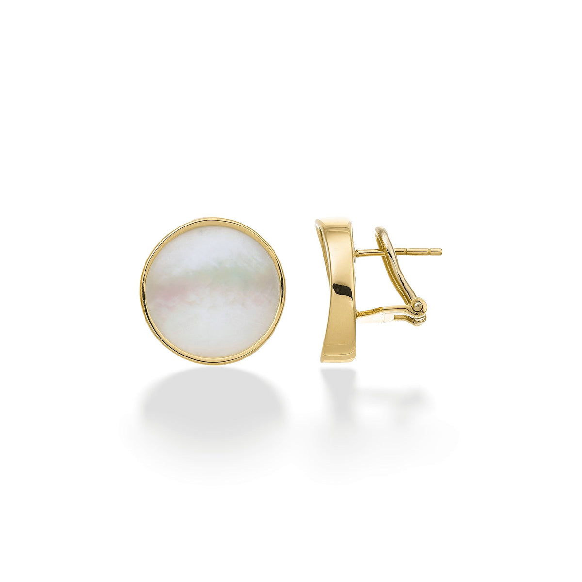 Chimento Armillas Glow Gold earrings with mother of pearl 1O10335MW1
