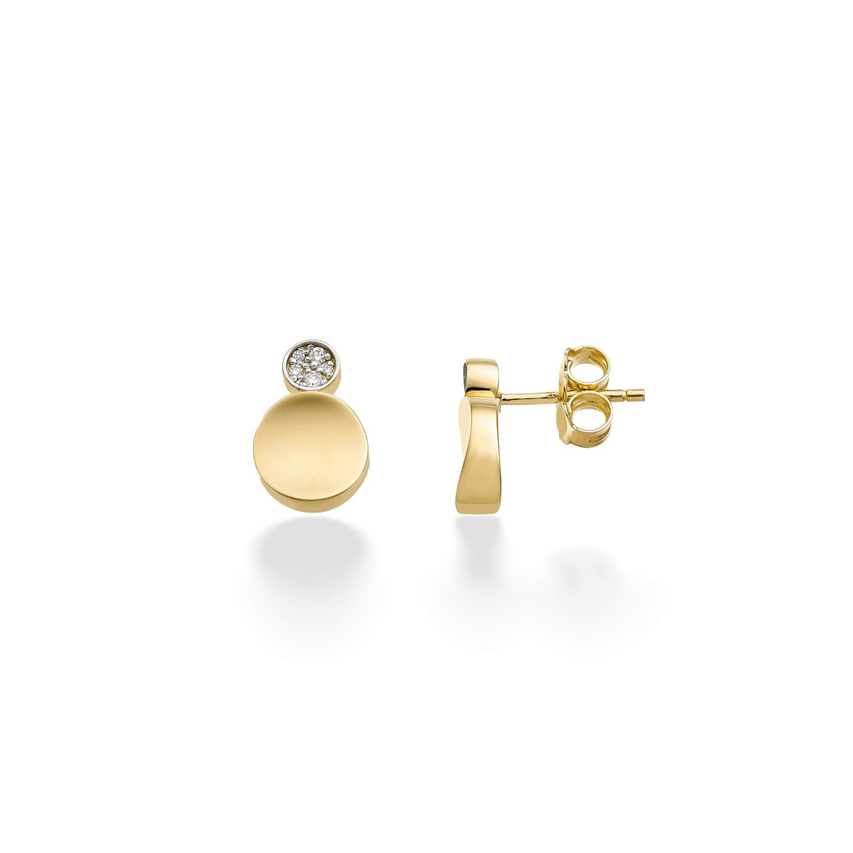Chimento Armillas Glow Gold earrings with diamonds 1O10350BB1