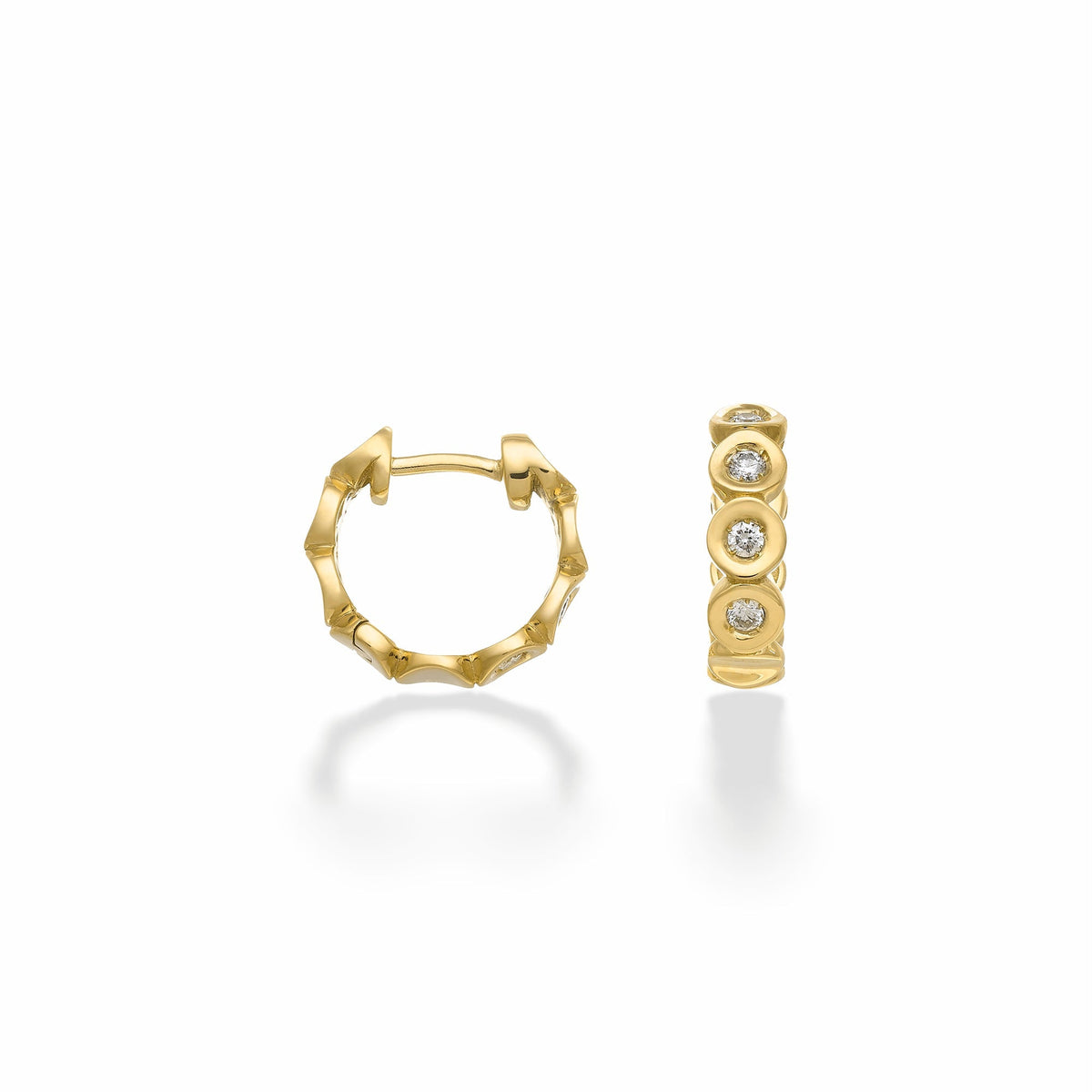 Chimento Armillas Glow Gold earrings with diamonds 1O10400BB1