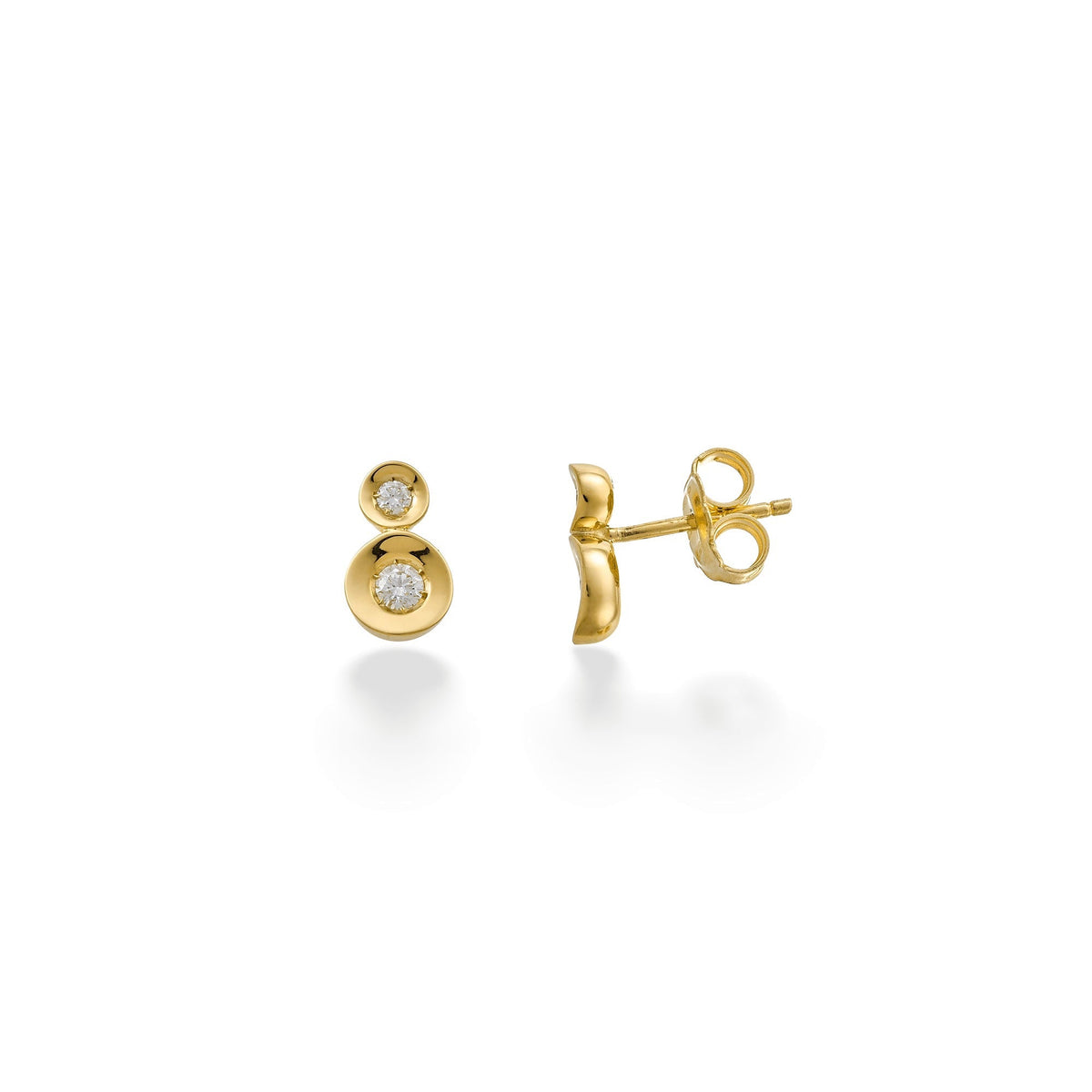Chimento Armillas Glow Gold earrings with diamonds 1O10407BB1
