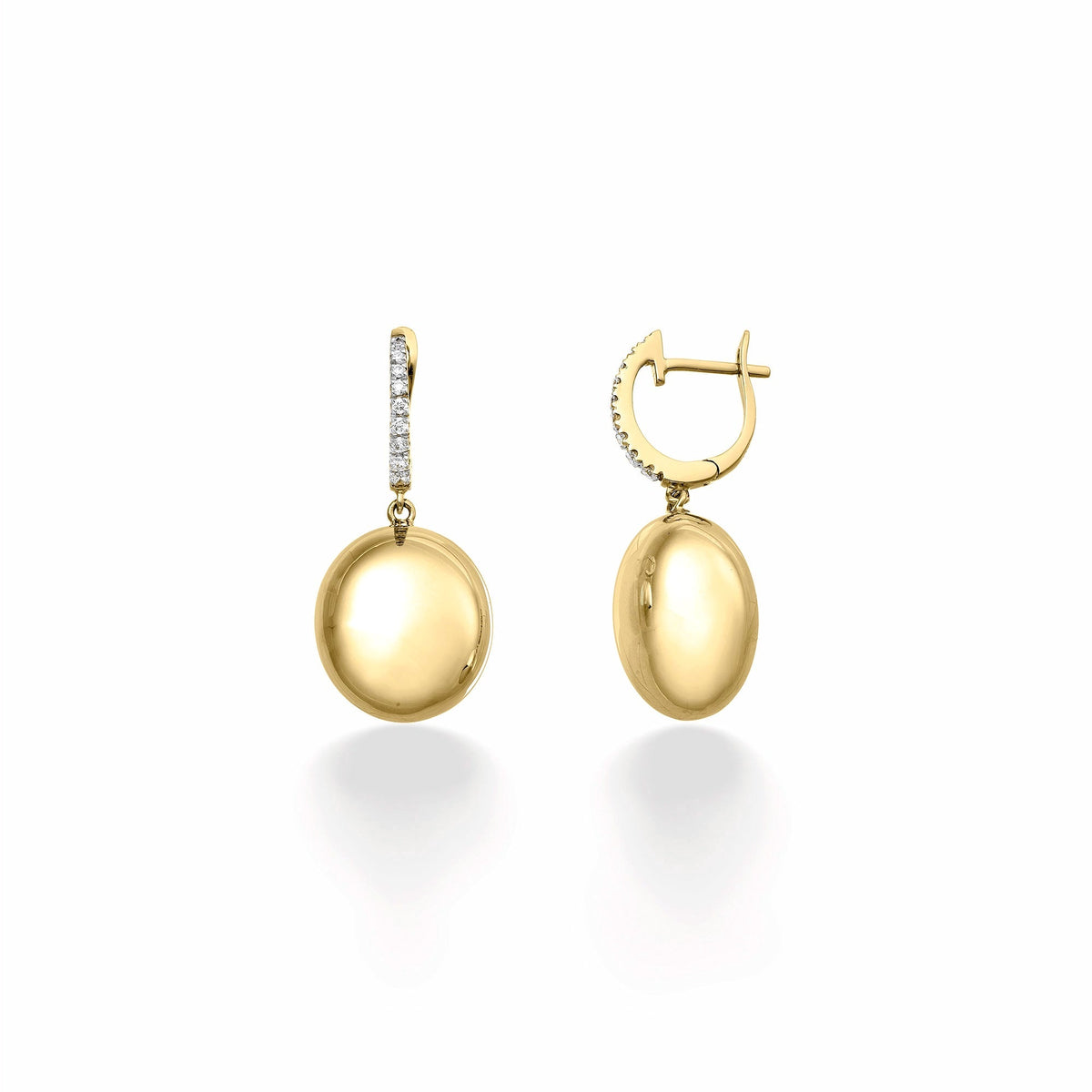 Chimento Armillas Acqua Gold earrings with diamonds 1O11450B11