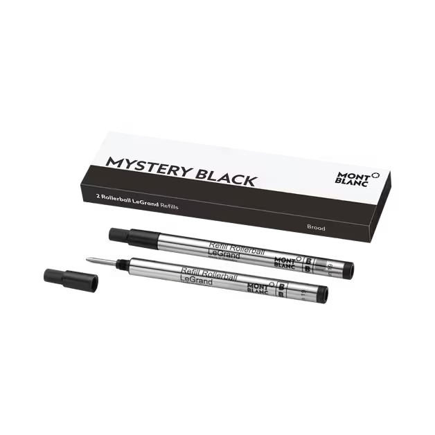 Montblanc Rollerball LeGrand Refills Mystery Black Broad MB128226