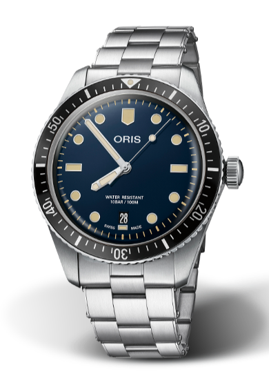 PRE-OWNED ORIS DIVERS SIXTY-FIVE 40MM 01 733 7707 4055-07 8 20 18