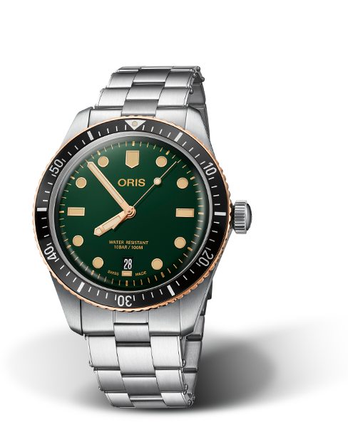 Oris DIVERS SIXTY-FIVE  40mm GREEN DIAL 01 733 7707 4357-07 8 20 18