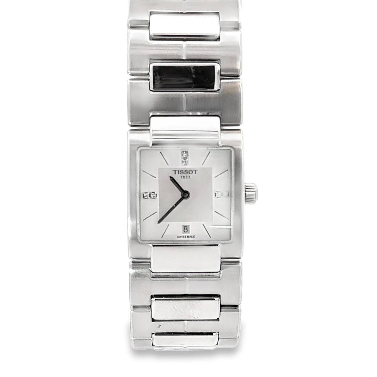 PRE-OWNED Tissot T2 White Dial Stainless Steel woman Watch - T0903101111100