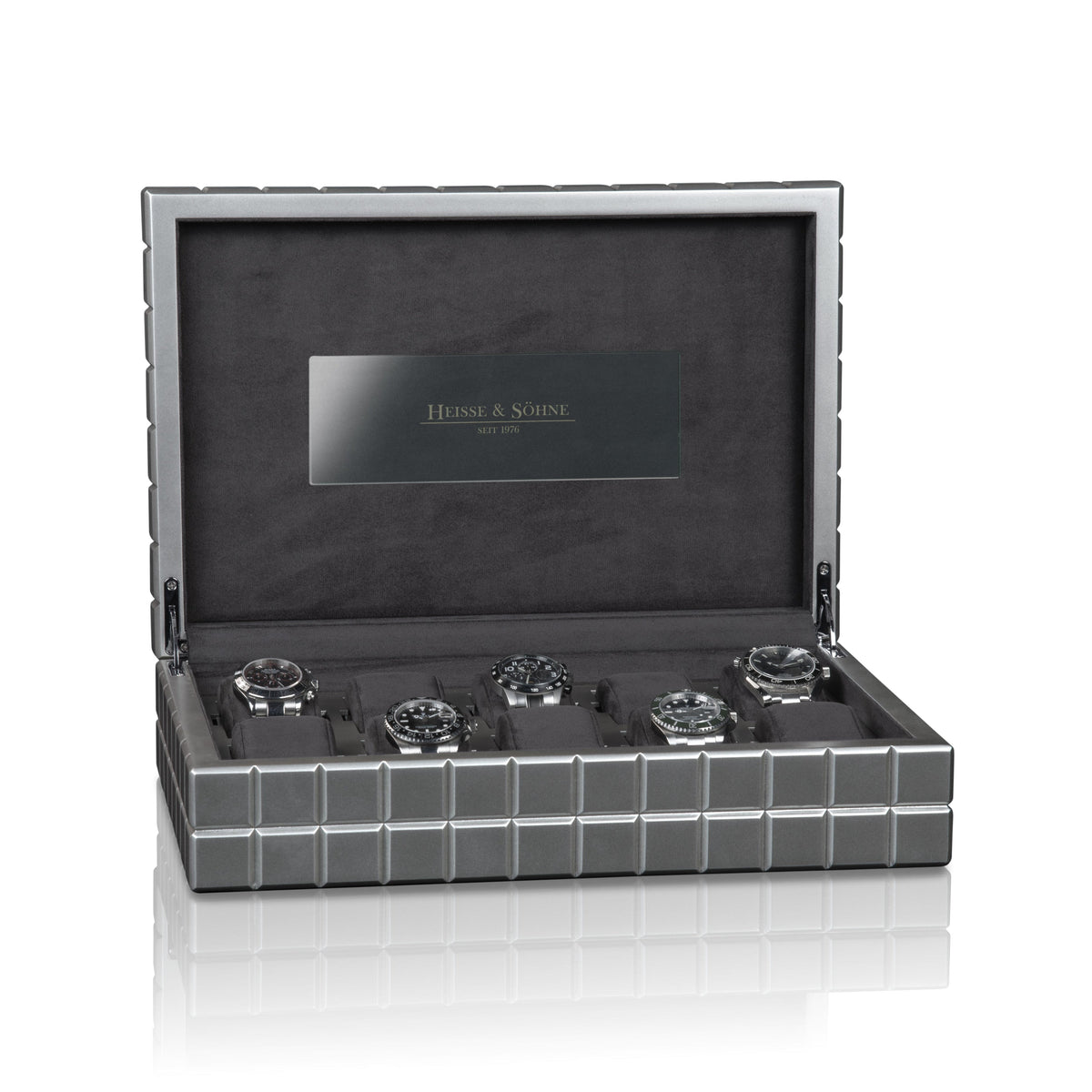 Dover 10 Watches Silver Box