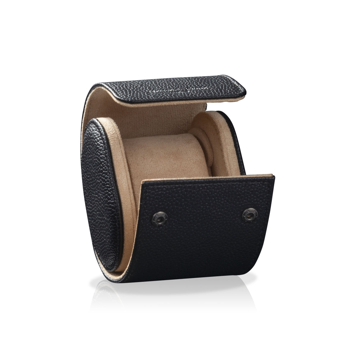 Charles Single Watch Roll Black & Cream