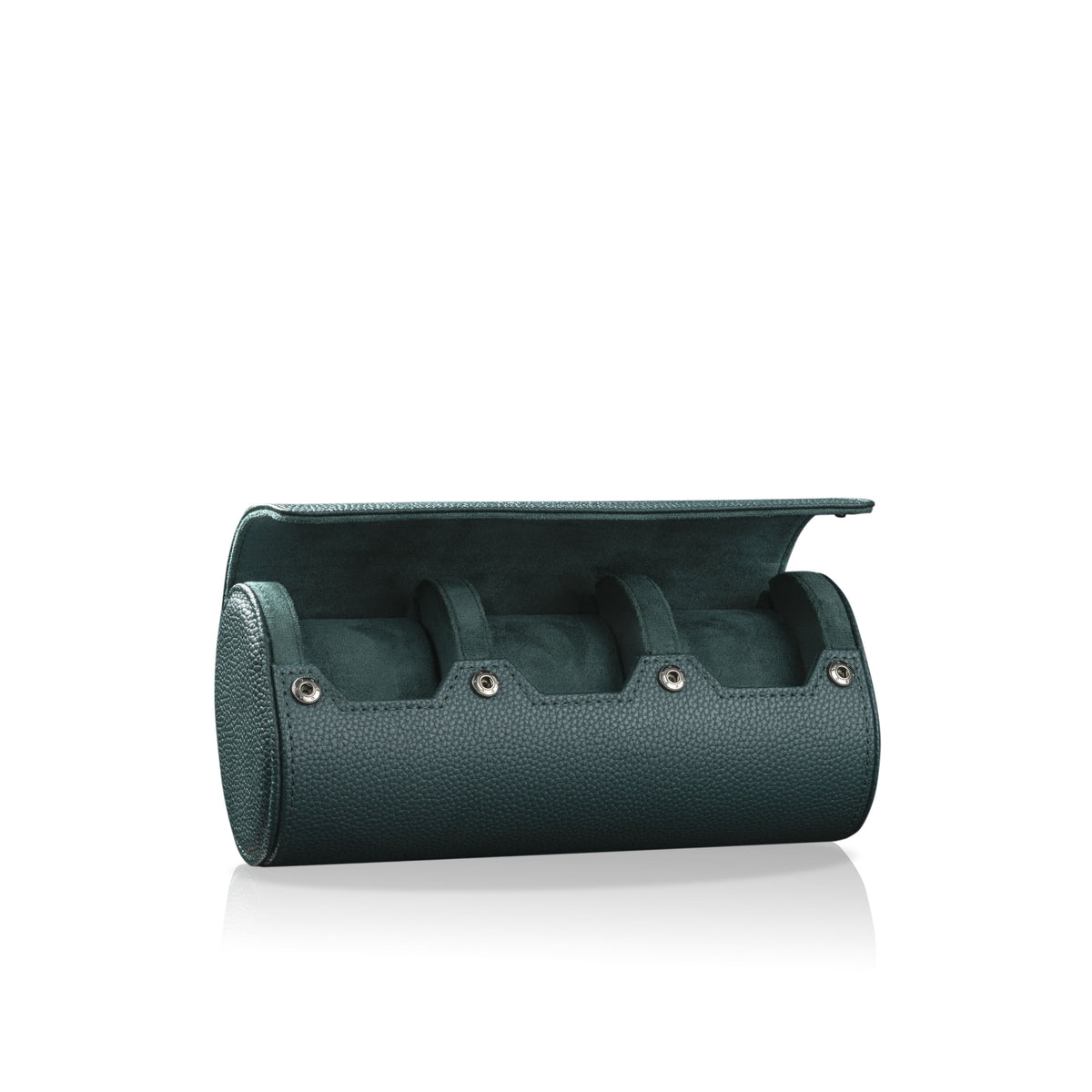 Charles Triple Watch Roll Green & Green