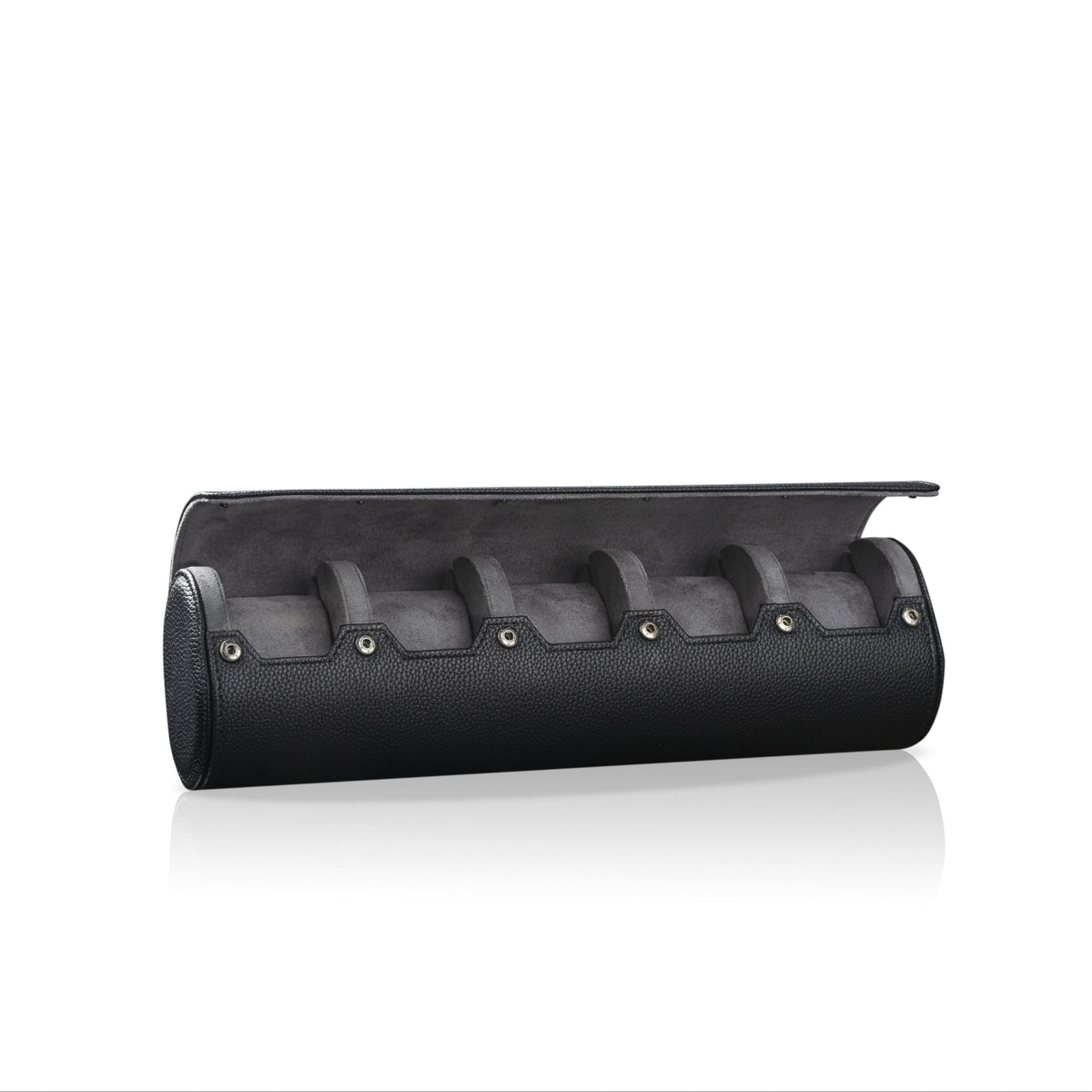 Charles 5 Watch Roll Black & Anthracite