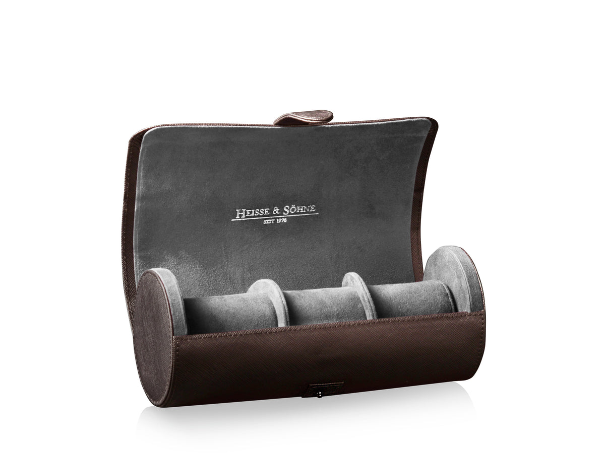 Rondo 3 Watch Roll Brown