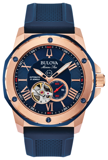 BULOVA MENS MARINE STAR WATCH 98A227