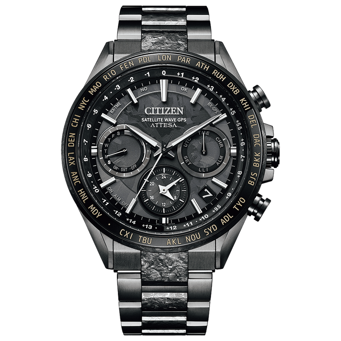Pre-owned Citizen Attesa GPS Hakuto-R CC4044-53E