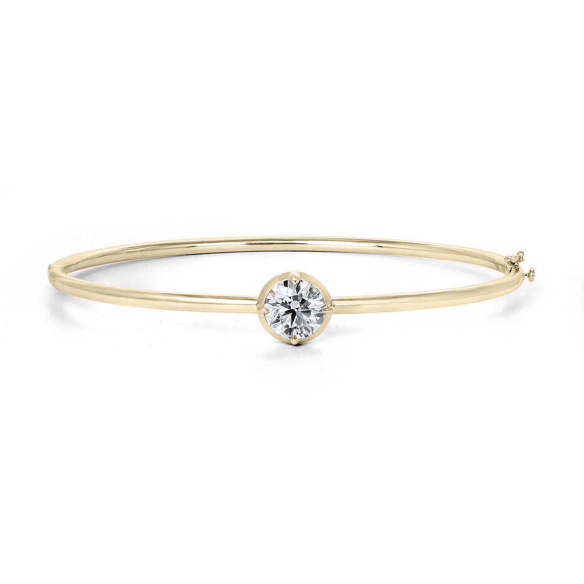 Clarity Diamond™ Signature Lab Grown Round Diamond Hinged Bangle