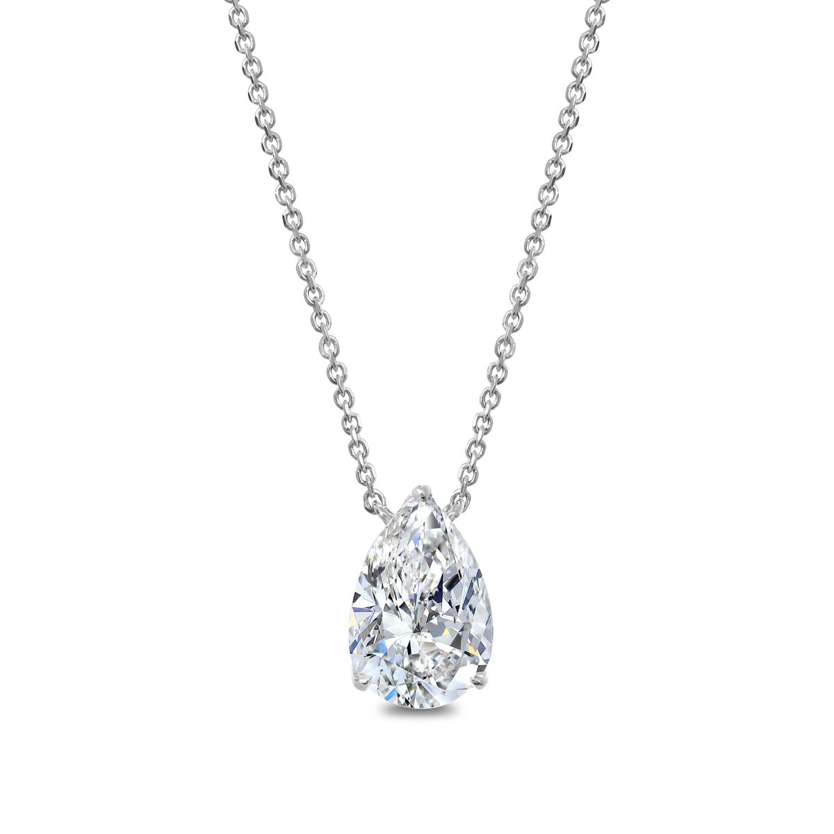 Clarity Diamond™ Signature GIA Certified Lab Grown Pear Diamond Pendant