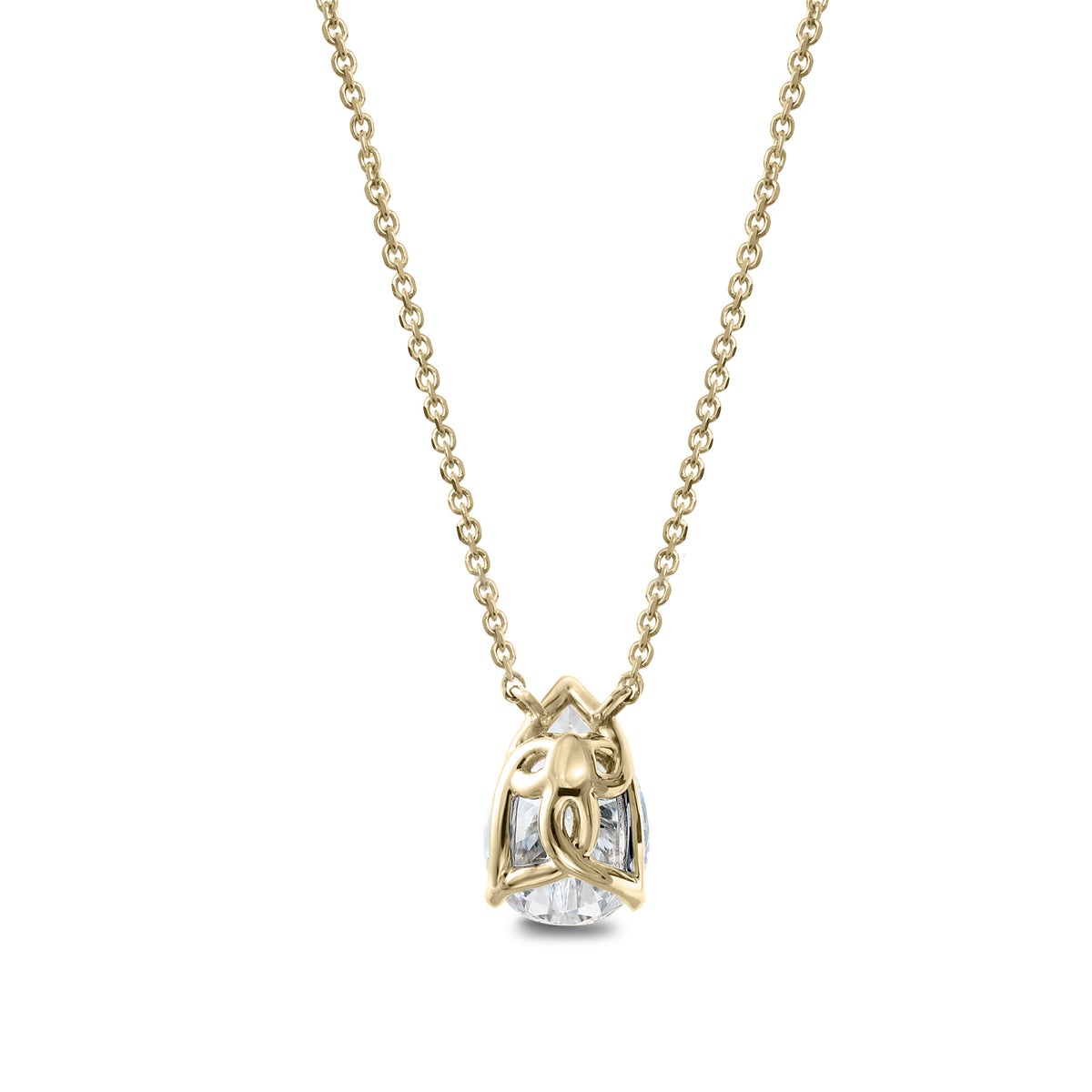 Clarity Diamond™ Signature GIA Certified Lab Grown Pear Diamond Pendant