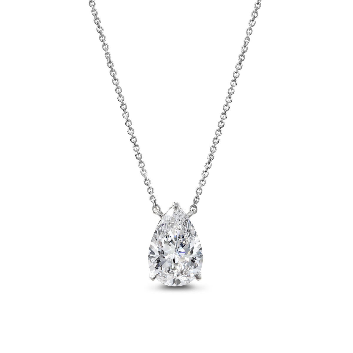 Clarity Diamond™ Signature GIA Certified Lab Grown Pear Diamond Pendant