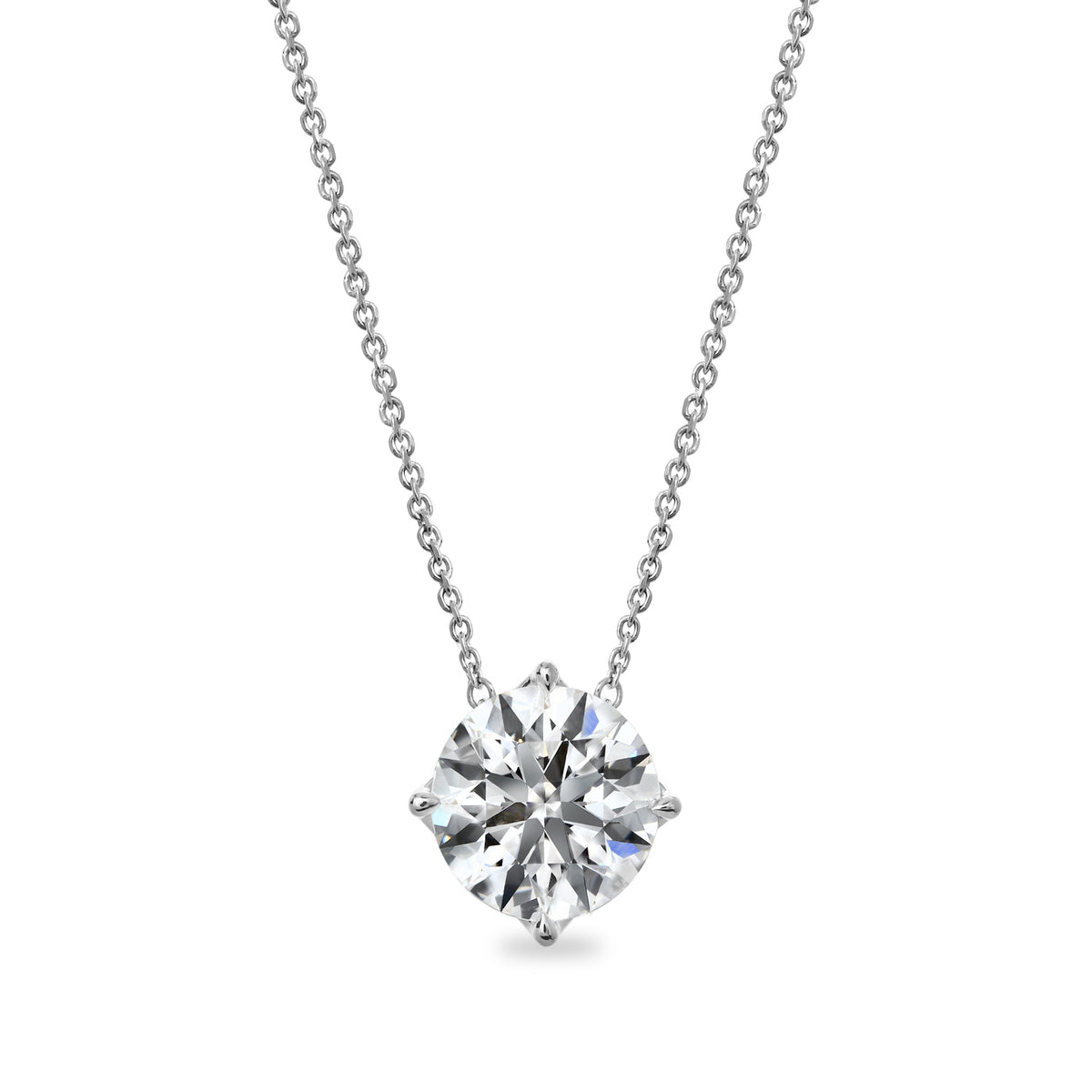 Clarity Diamond™ 3.00ct Lab Grown Round Diamond Pendant