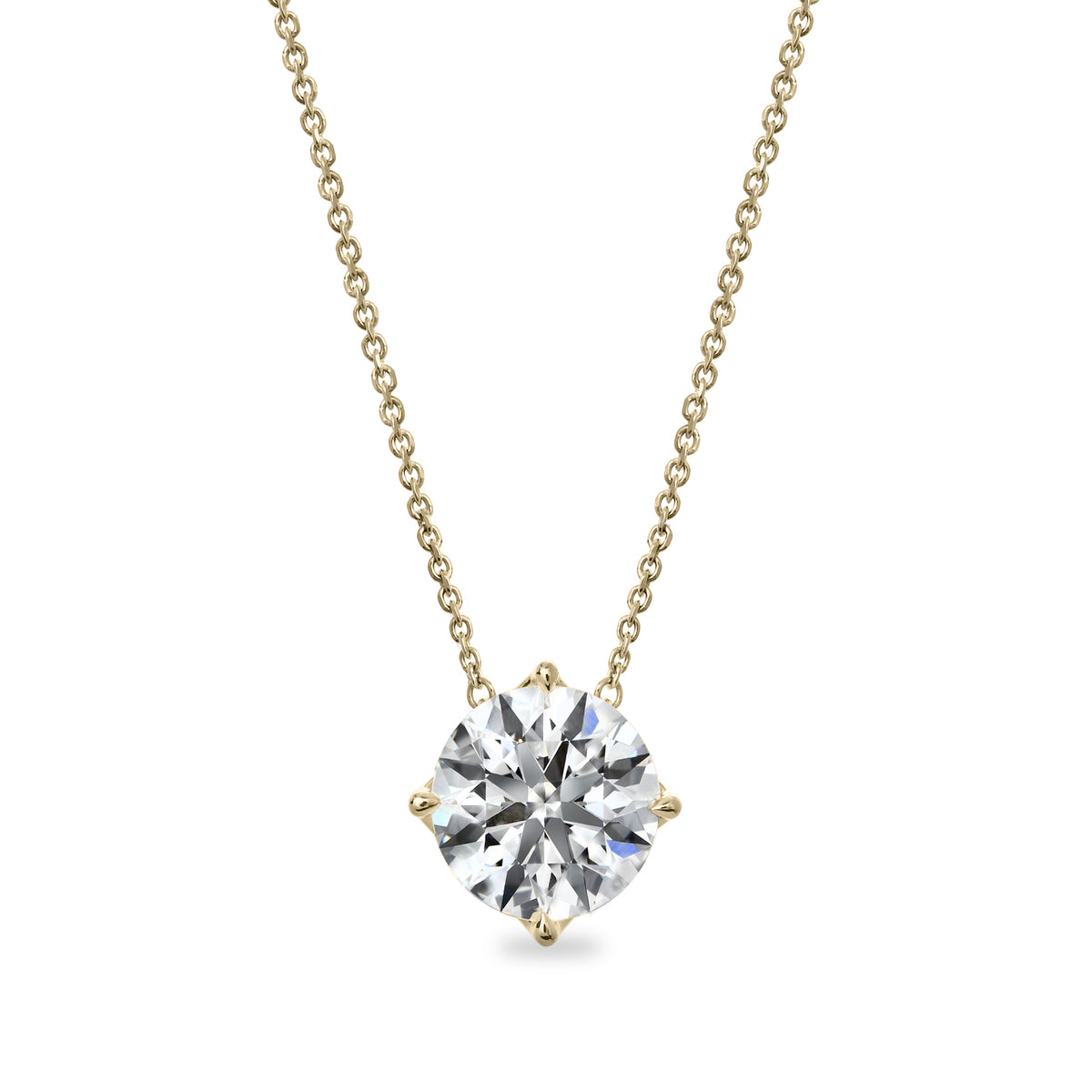 Clarity Diamond™ 3.00ct Lab Grown Round Diamond Pendant