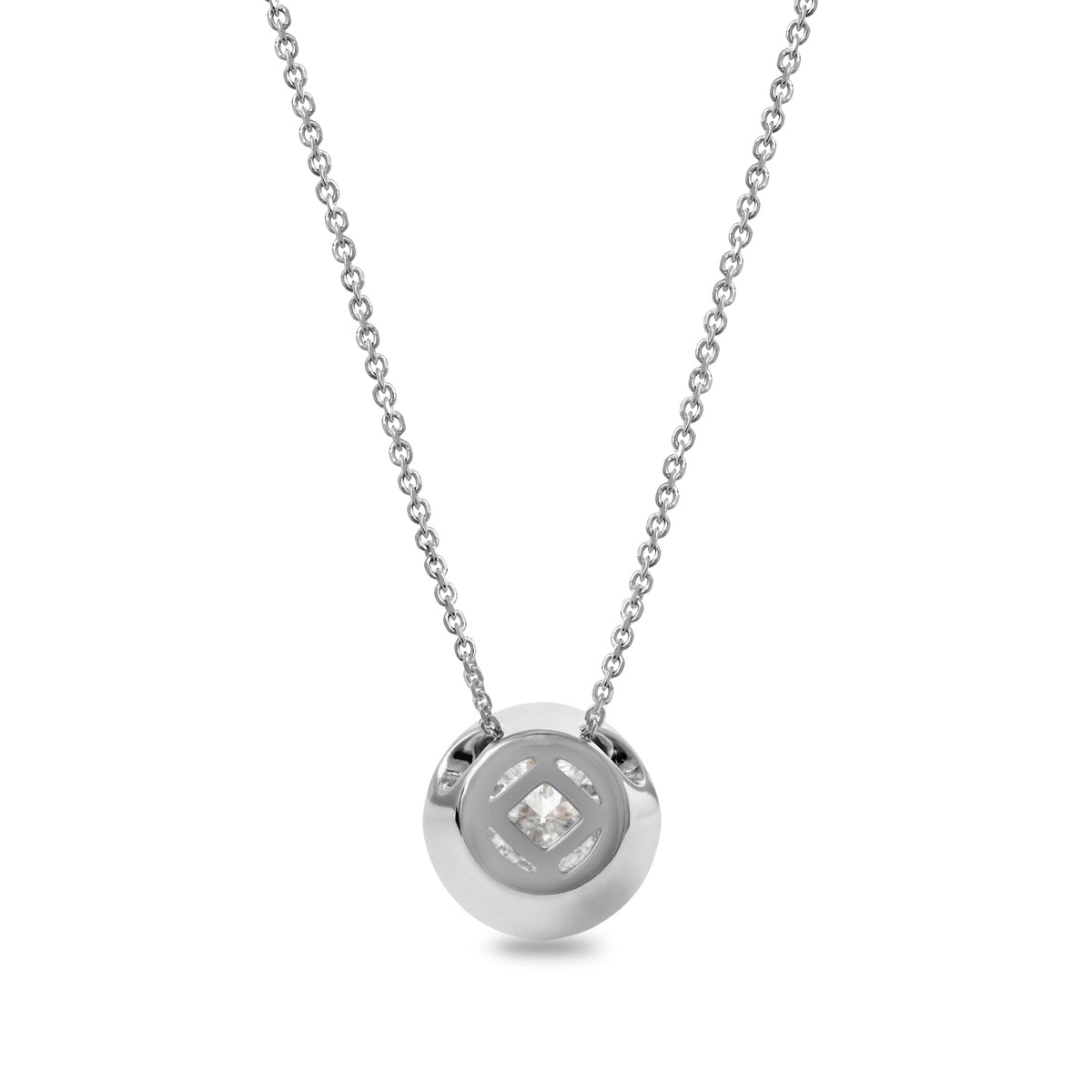 Clarity Diamond™ 3.00ct Lab Grown Round Diamond Pocket Watch Pendant