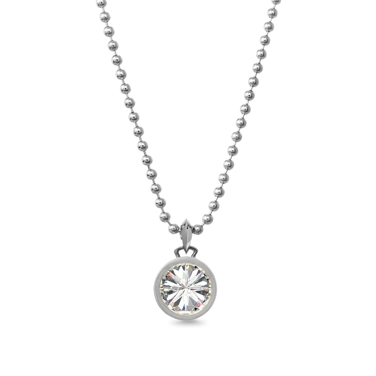 Clarity Diamond™ 3.00ct Lab Grown Round Diamond Pocket Watch Pendant