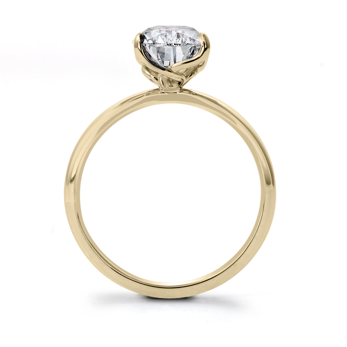 Clarity Diamond™ Signature Lab Grown Pear Diamond Solitaire Engagement Ring