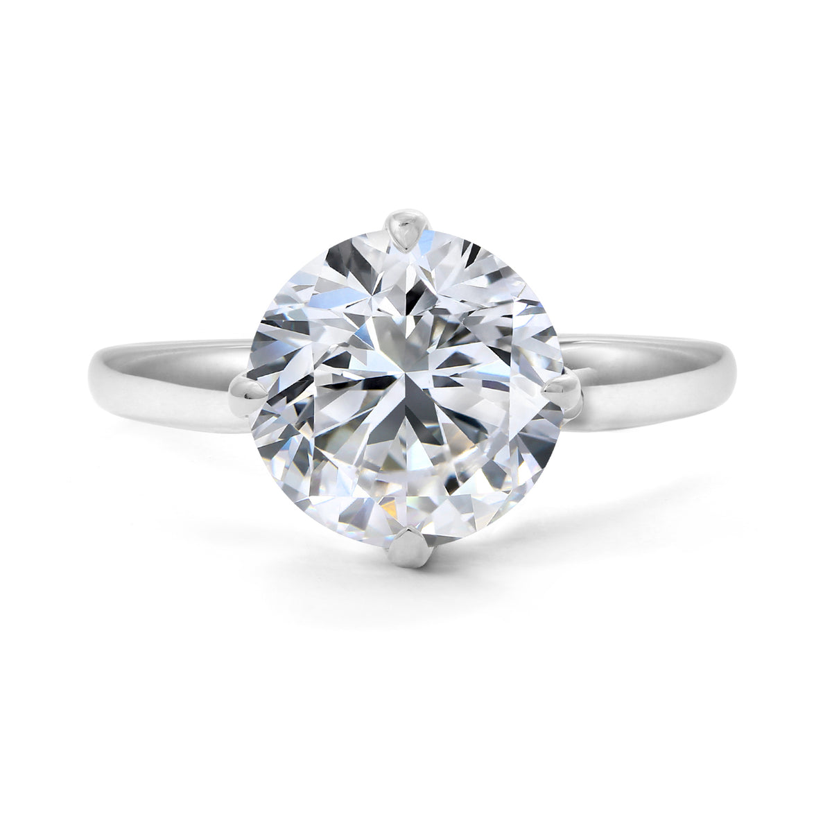 Clarity Diamond™ Signature Lab Grown Round Diamond Solitaire Engagement Ring